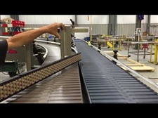 Product Settling (Vibrating) Conveyor with Divert