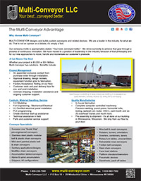 Multi-Conveyor the better conveyor manufacturer