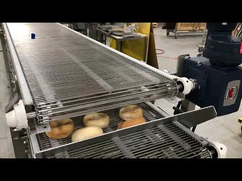 3-Tier Wire Mesh Cooling Conveyor