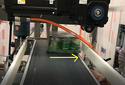 conveyor belt with precise positioning