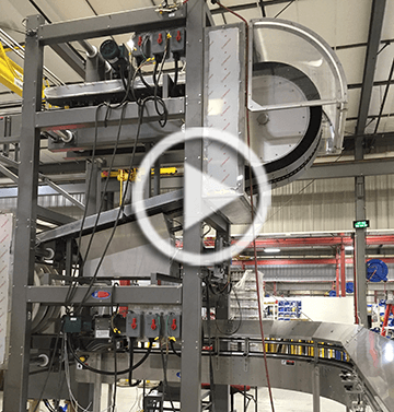 Ionizing Air Rinsing Gripper Conveyors by Multi-Conveyor