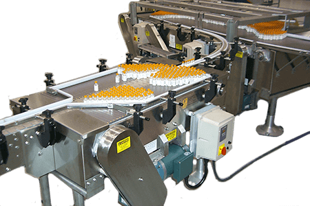 inline table accumulating conveyor