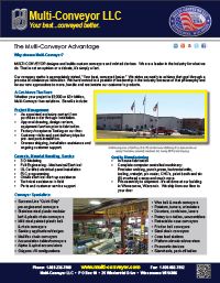 Multi-Conveyor the better conveyor manufacturer