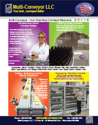 New Brochure - complete list of conveyor capabilities on back!